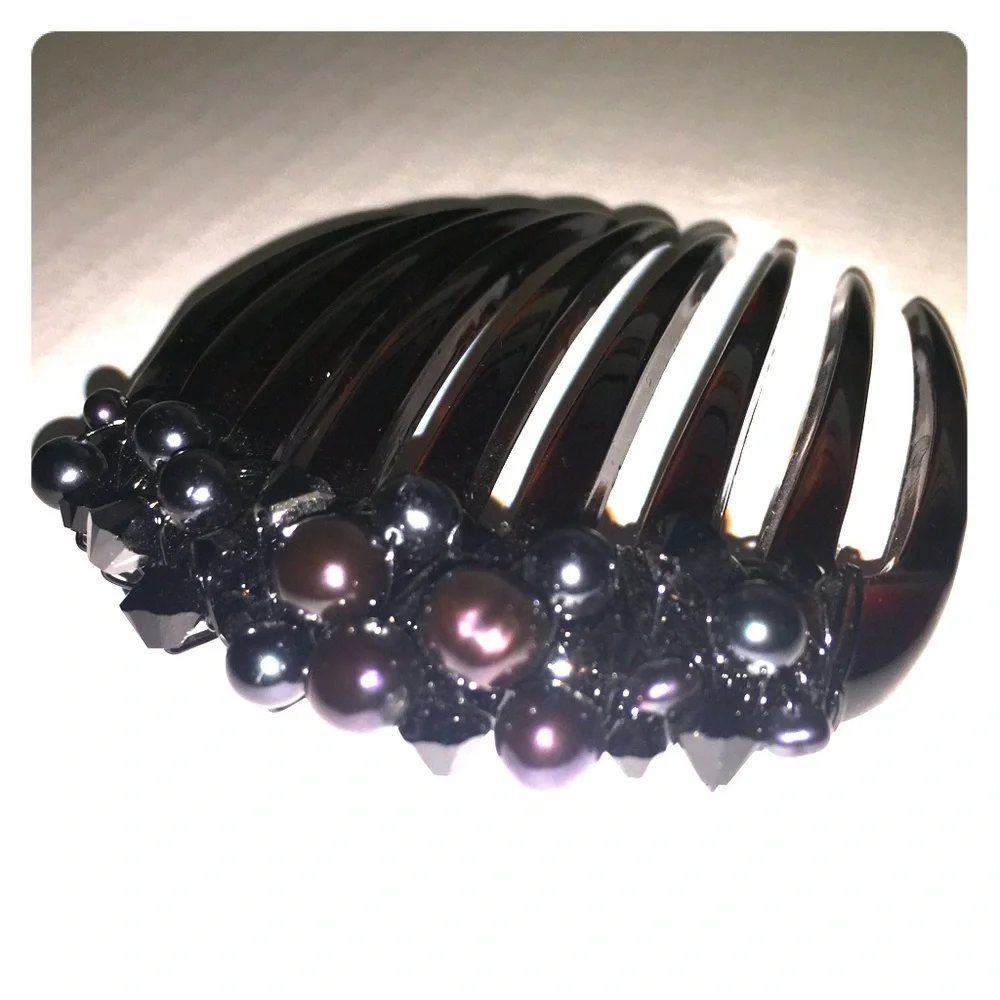 Colette Malouf‎ Pearls & Crystal Hair Comb